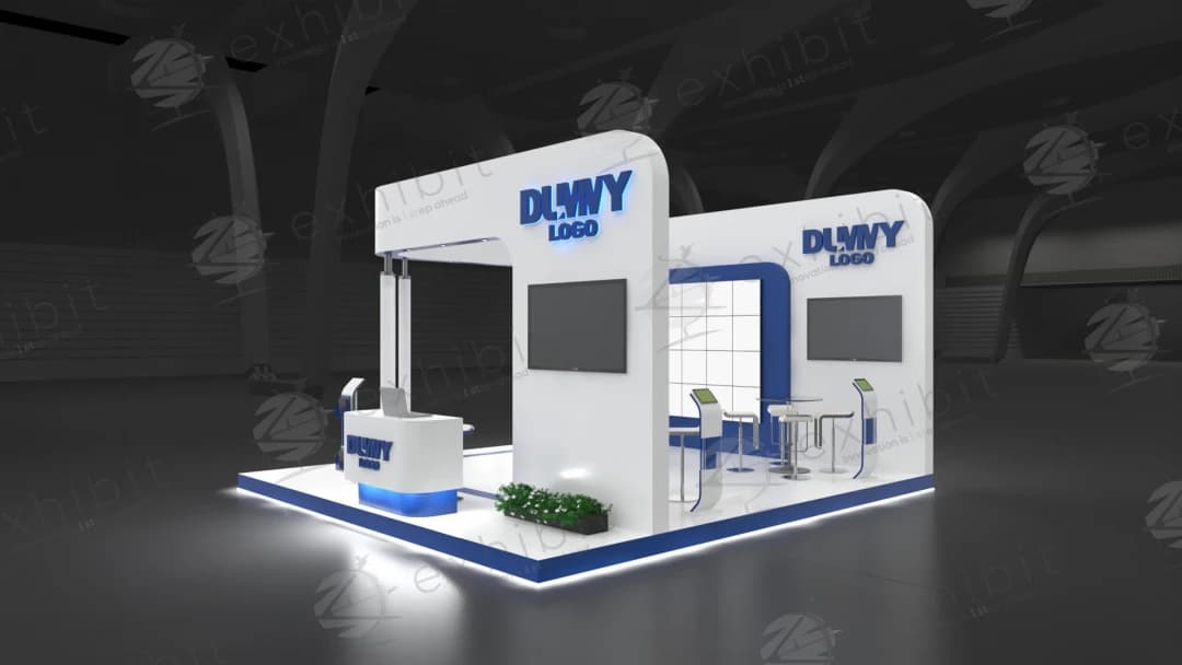 Cobalt Nexus Straight Semi-Island 6x6 Booth