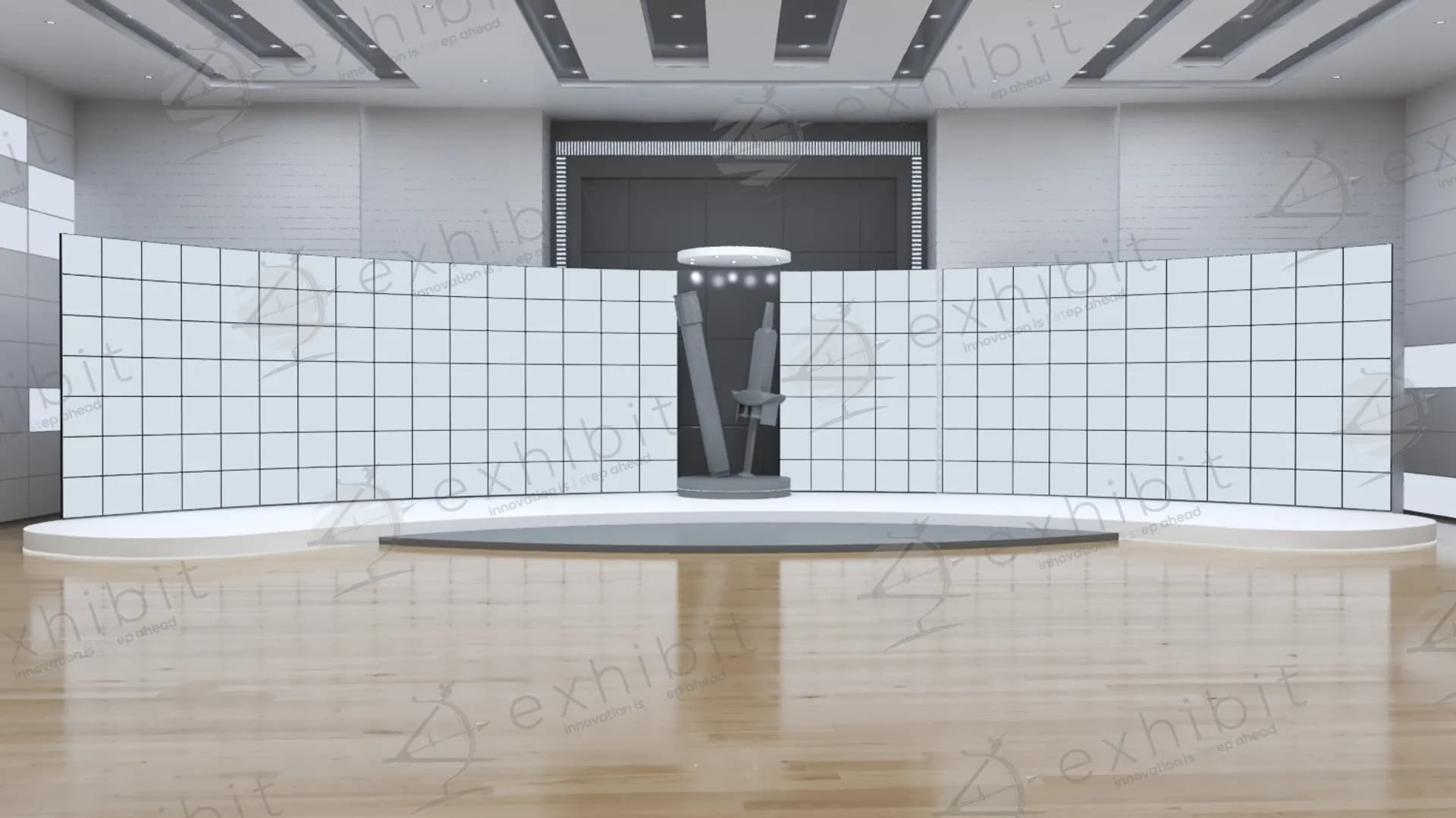 The Panoramic Command Pillar Backdrop