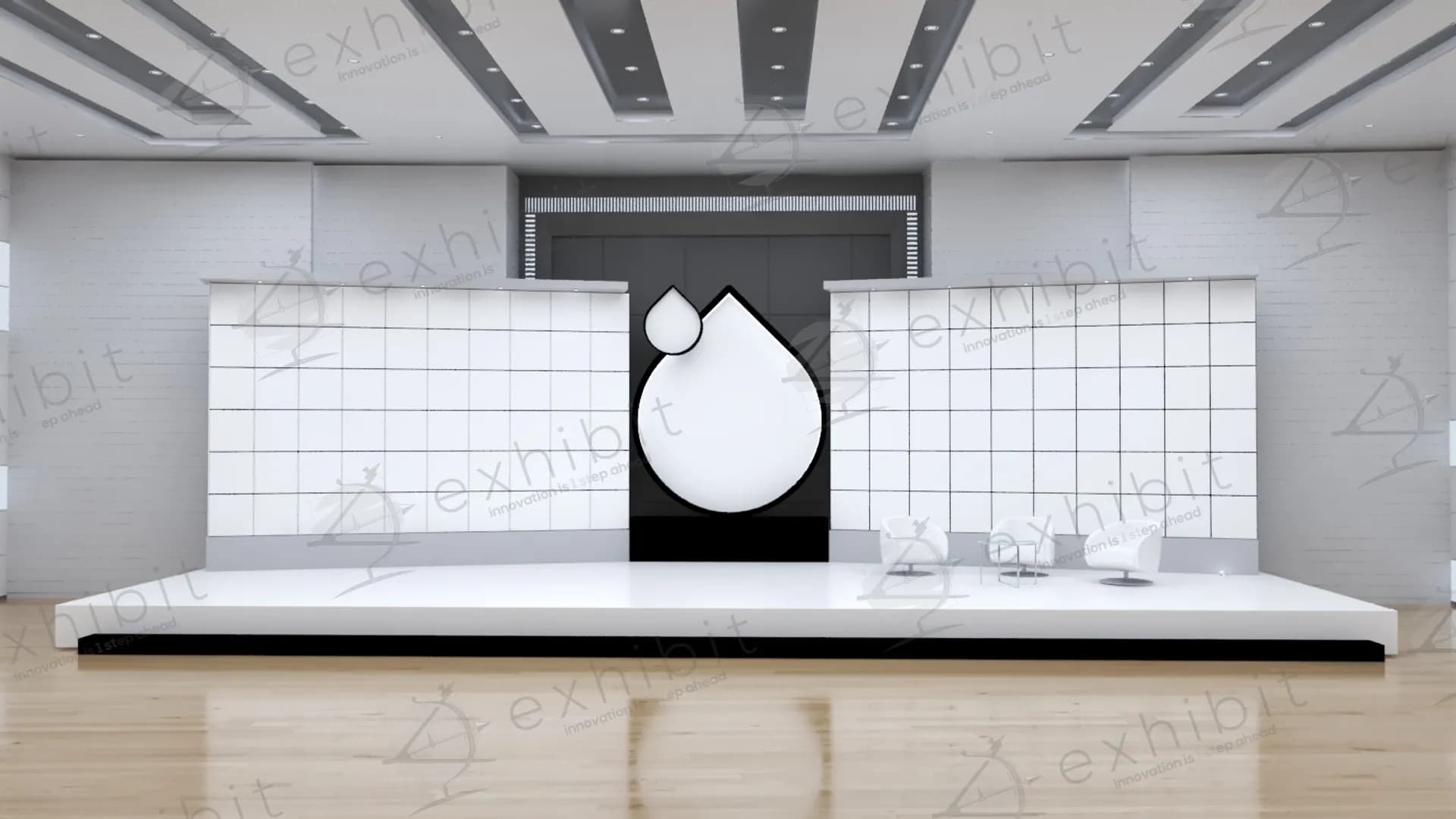The Droplet Media Backdrop
