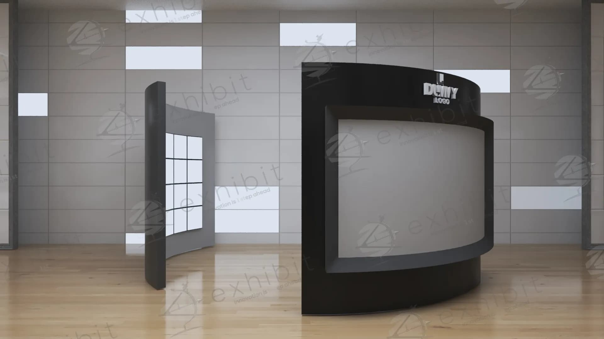 Modular Screen Foyer Straight Display Set