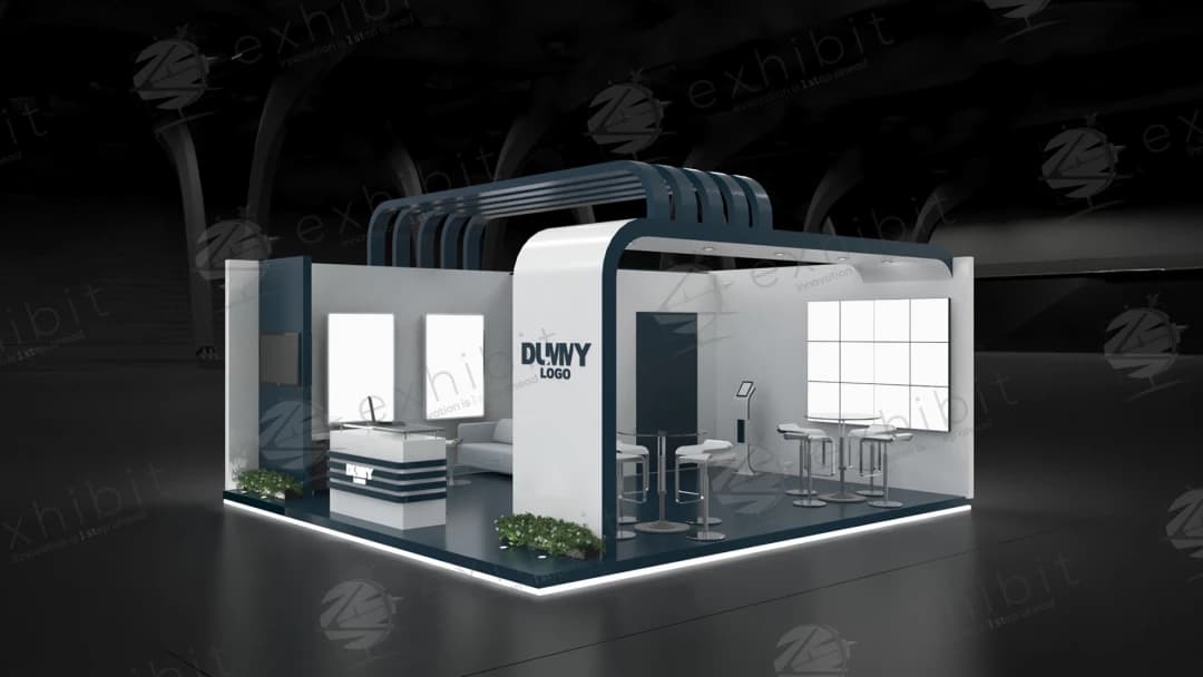 Oceanic Ribs Straight Semi-Island 6x6 Booth
