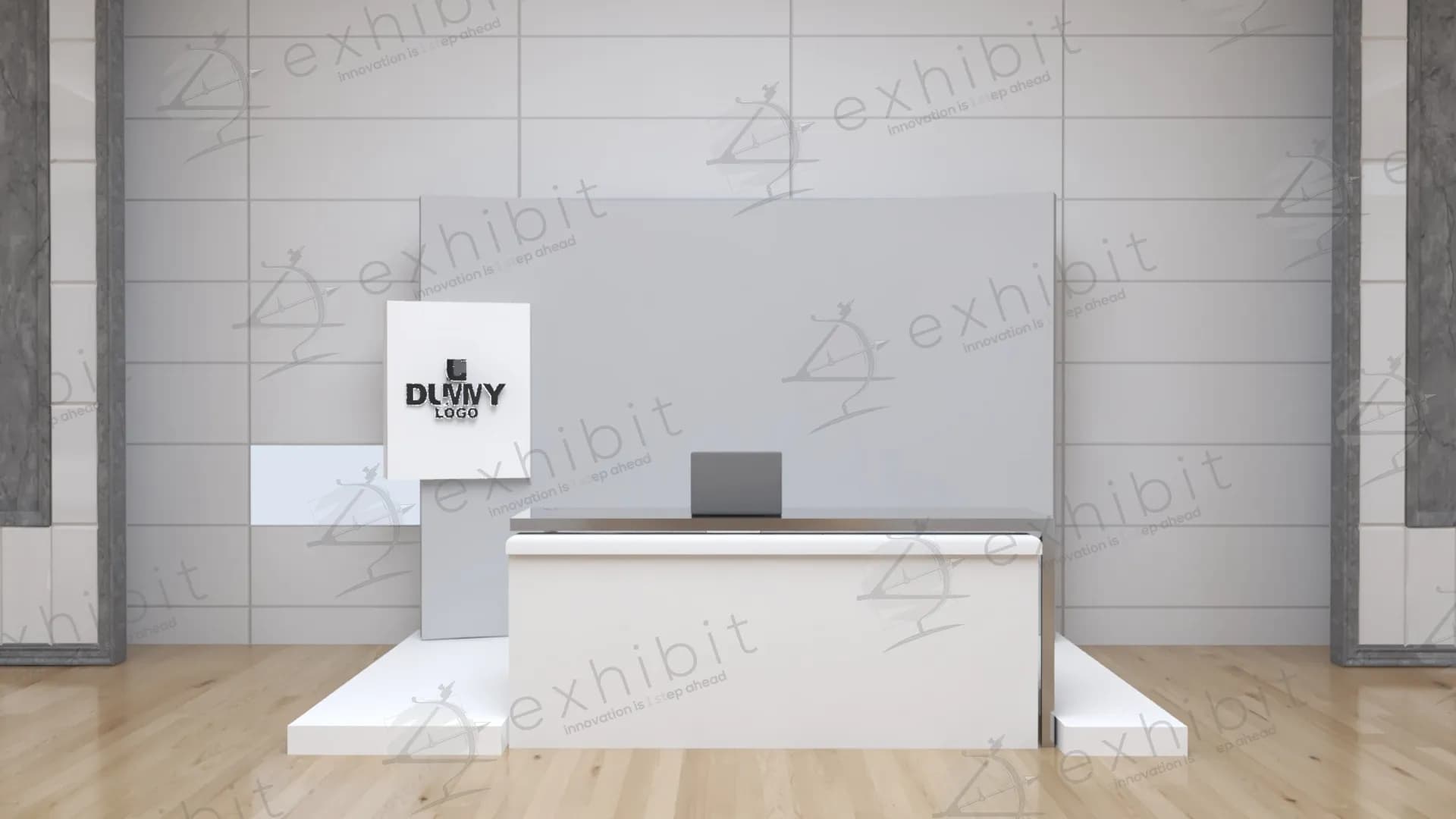 Minimalist Plain Registration Desk