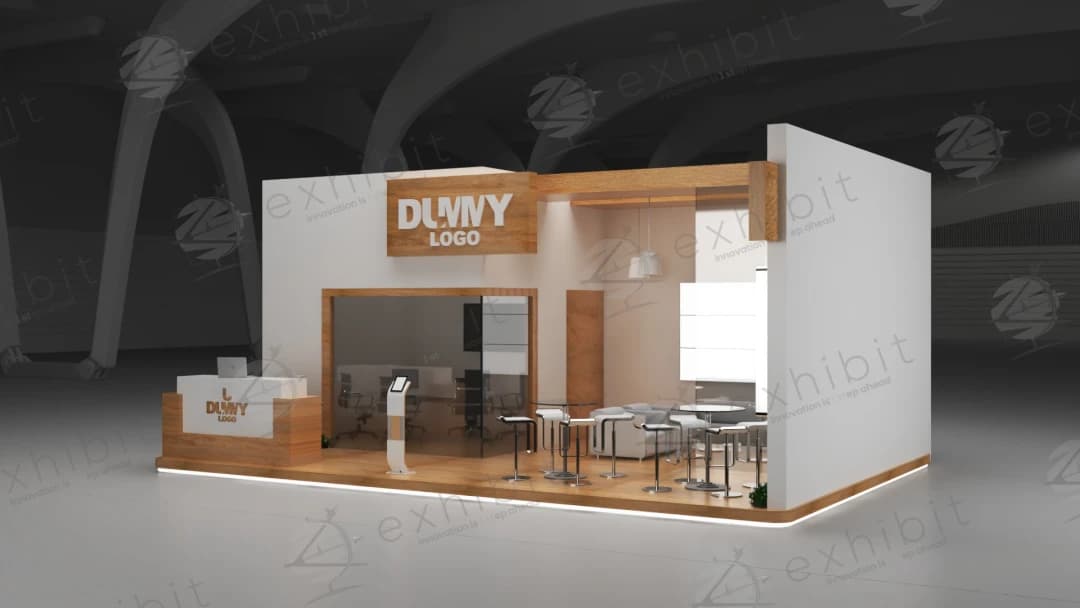 Nordic Cube Straight Semi-Island 6x9 Booth