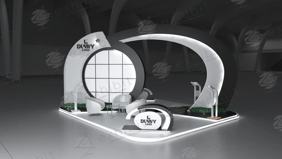 Eclipse Orbit Curved Island 6x6 Booth