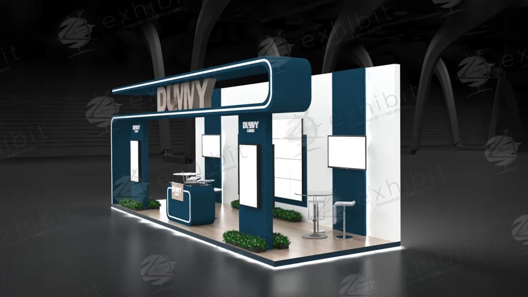 Sable Retreat Straight Semi-Island 3x9 Booth