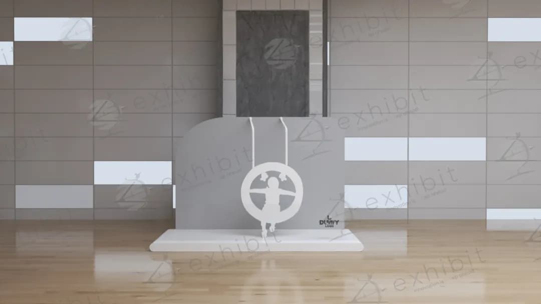 3D Icon Cutout Asymmetric Straight Photobooth