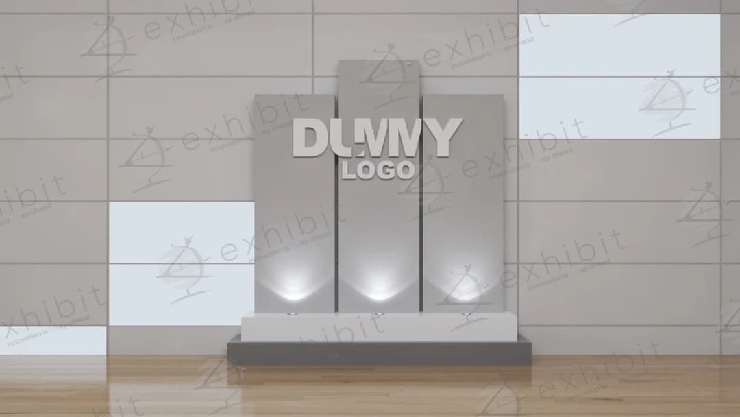 Uplit Triptych Foyer Display