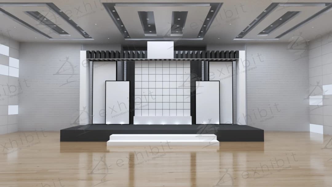 The Louvre Grid Backdrop