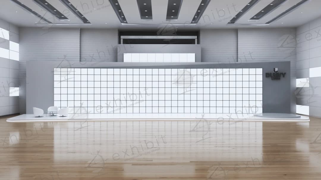 Large Straight Modern Backdrop