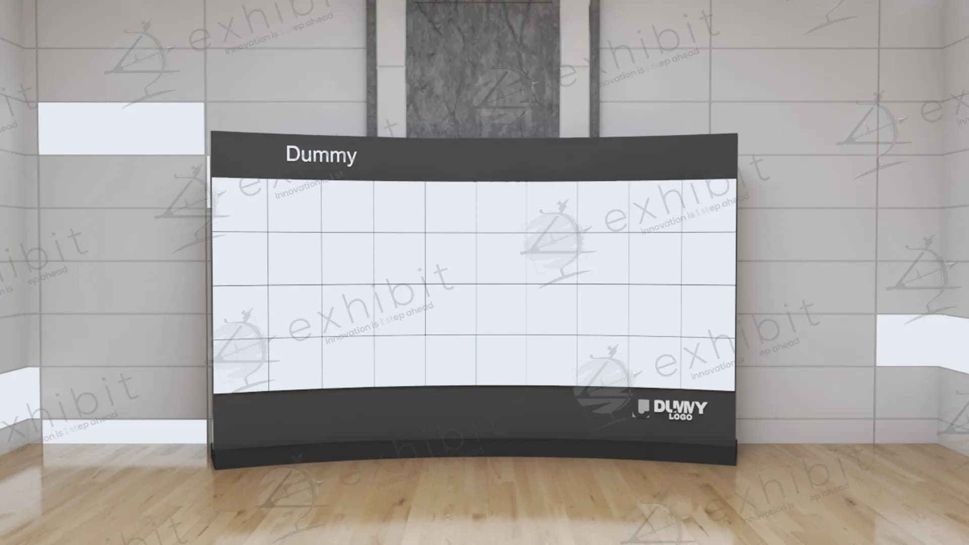 Minimalist Freestanding Digital Screen