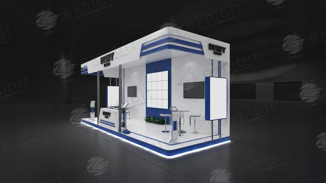 Royal Horizon Straight Semi-Island 3x9 Booth