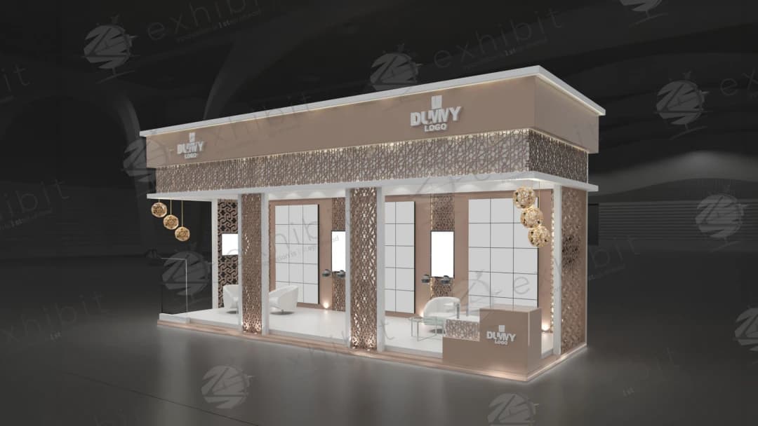 Elegant Idol Straight Semi-Island 3x9 Booth