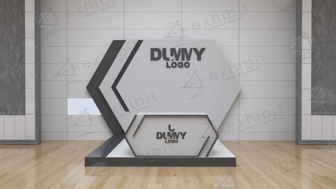 Hexagon Registration Desk Display