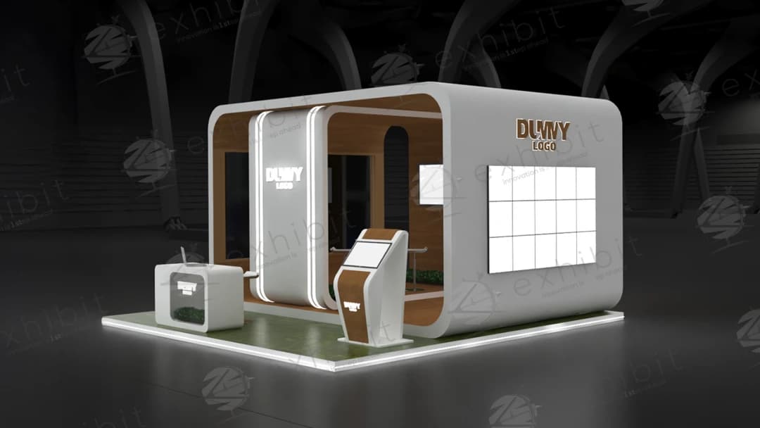 Orbital Bar Straight Semi-Island 6x6 Booth