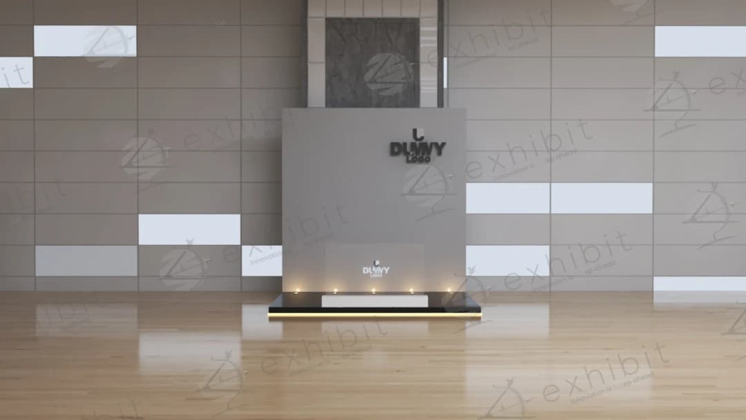 Minimalist Up-Lit Photobooth